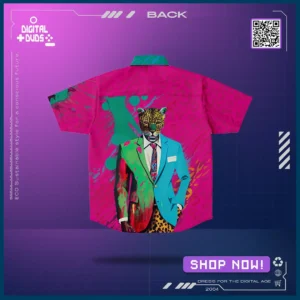 Pink Leopard Pattern Shirt