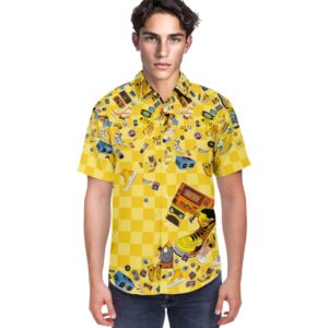 Pixel Pop Button Down Shirt #410187