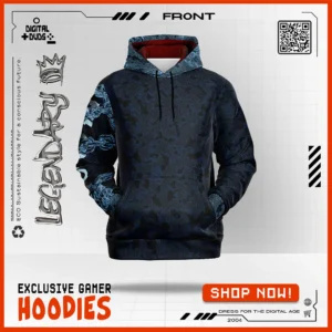 Chains and Moon Graphics Hoodie